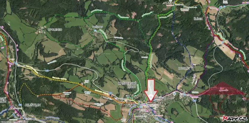 Pronájem bytu 3+1, Kašperské Hory, Vimperská, 72 m2