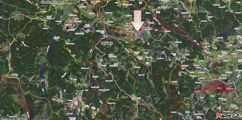 Pronájem bytu 3+1, Kašperské Hory, Vimperská, 72 m2