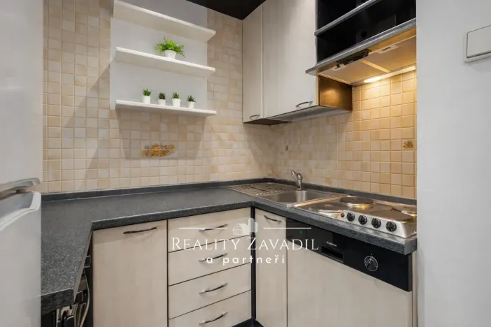 Pronájem bytu 1+kk, Praha - Modřany, Petržílova, 30 m2