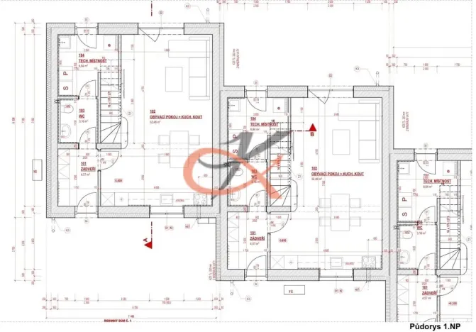 Pronájem bytu 4+kk, Valašské Meziříčí, Kouty, 97 m2