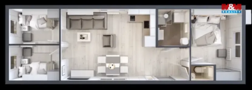 Prodej mobilheimu, Slatiňany, 57 m2