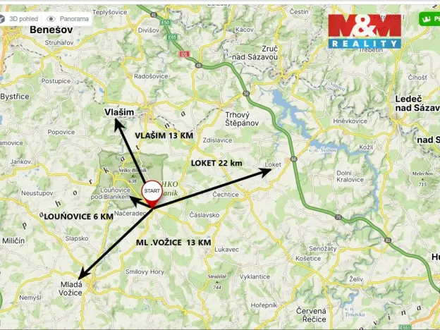 Prodej rodinného domu, Načeradec, Na Kačíně, 80 m2