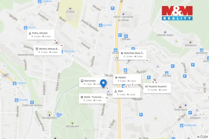 Prodej bytu 3+1, Česká Lípa, Mariánská, 78 m2