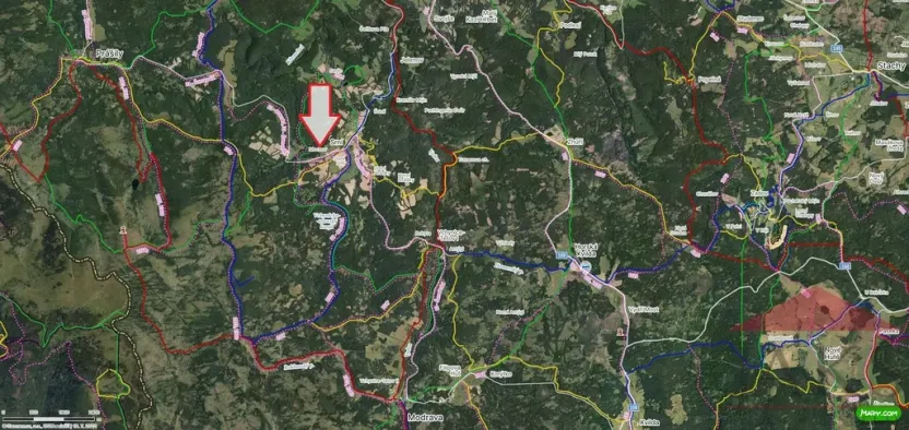 Prodej pozemku pro bydlení, Srní, 3812 m2