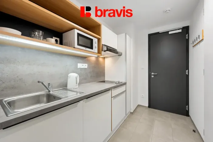 Pronájem bytu 1+kk, Brno, Dornych, 24 m2