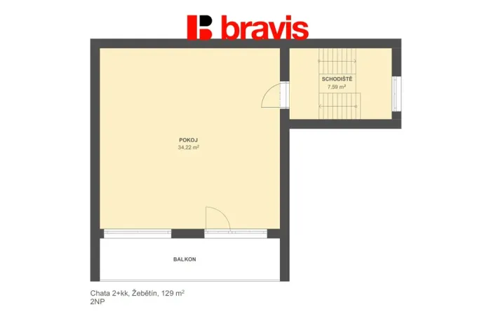 Prodej chaty, Brno - Žebětín, 129 m2