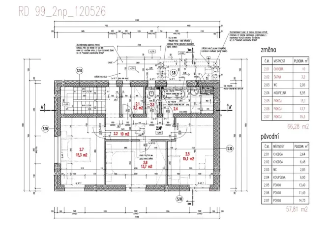 Prodej rodinného domu, Roudné, Ječná, 130 m2