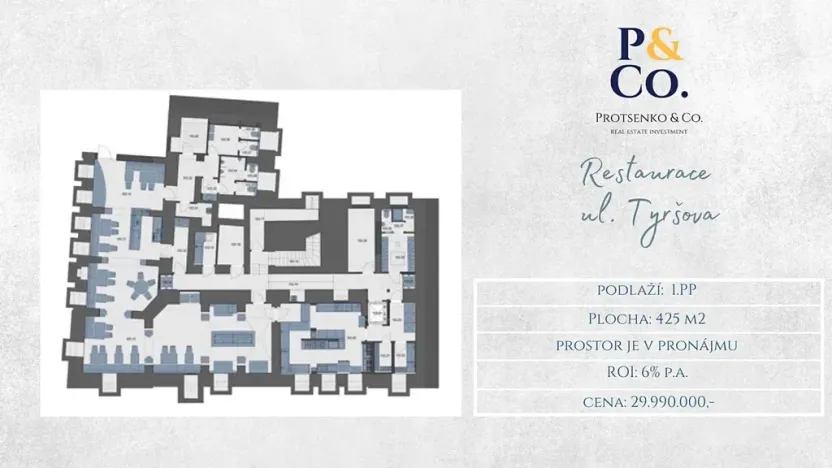 Prodej činžovního domu, Praha - Nové Město, Tyršova, 655 m2