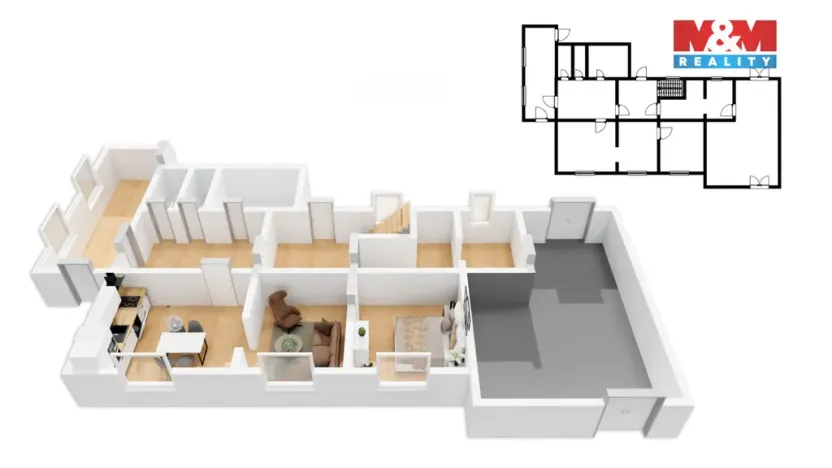 Prodej rodinného domu, Bělotín, 252 m2