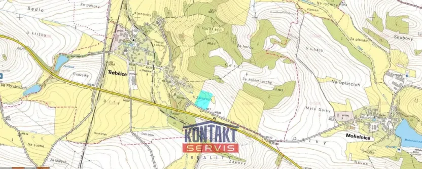 Prodej komerčního pozemku, Třebčice, 15237 m2