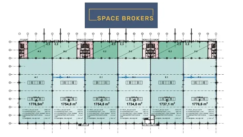 Pronájem skladu, Jihlava, Znojemská, 1700 m2