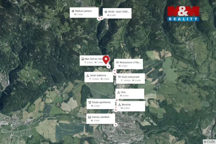 Pronájem bytu 1+kk, Ostrov - Horní Žďár, 28 m2