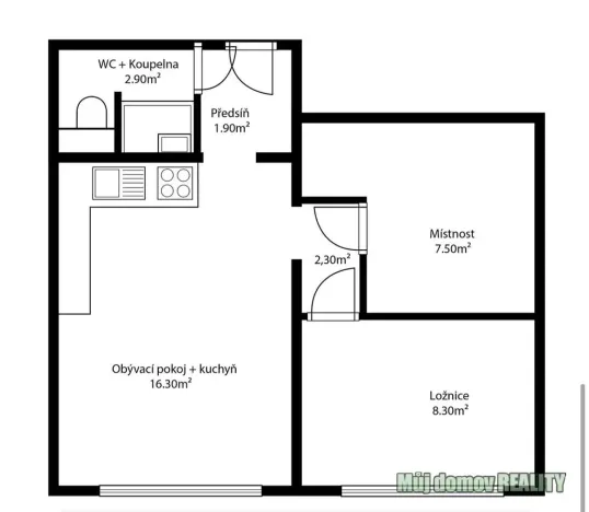 Prodej bytu 3+kk, Praha - Kamýk, 40 m2