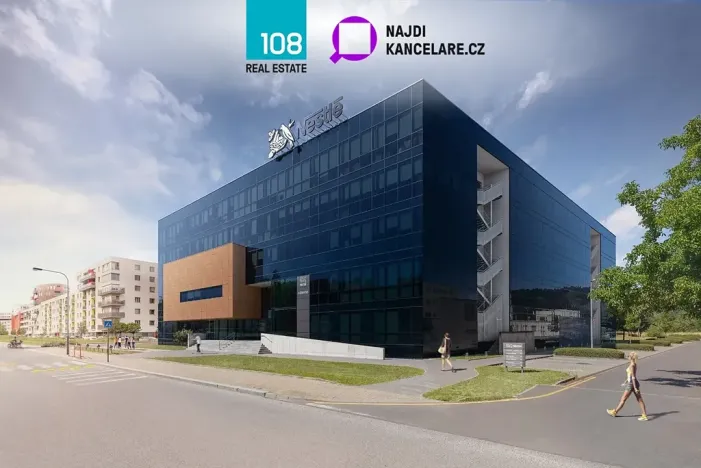 Pronájem kanceláře, Praha - Modřany, Mezi vodami, 1365 m2