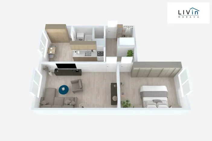 Pronájem bytu 2+1, Olomouc, Jílová, 60 m2