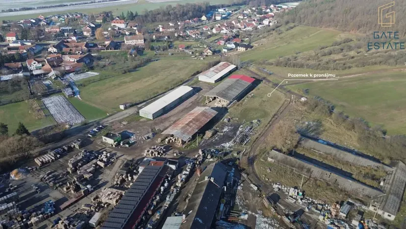 Pronájem komerčního pozemku, Lomnička, 2871 m2