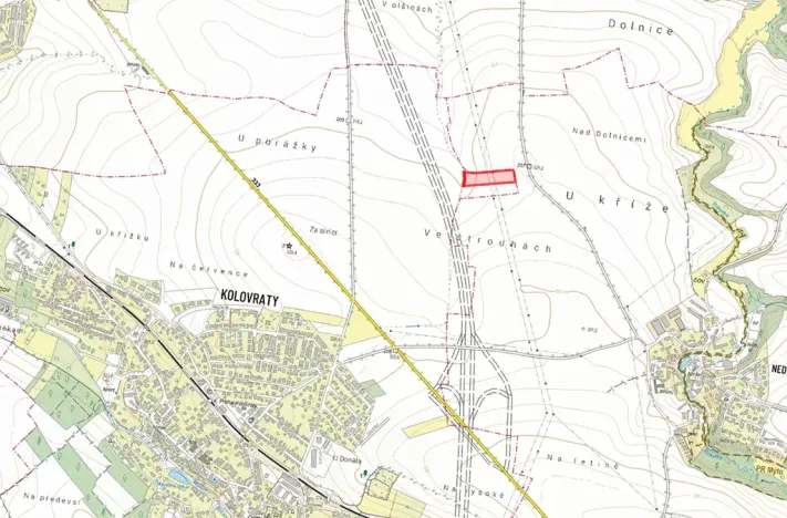 Prodej pole, Praha - Kolovraty, 10556 m2