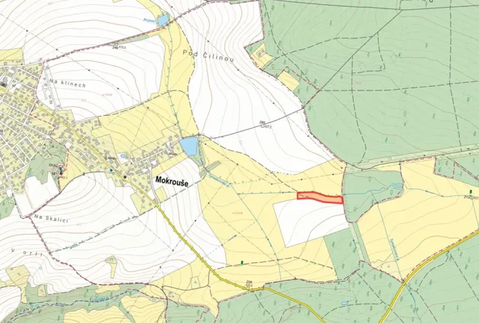 Prodej louky, Mokrouše, 9572 m2