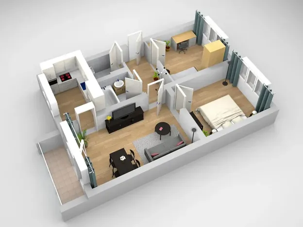 Prodej bytu 3+kk, Pelhřimov, třída Legií, 66 m2