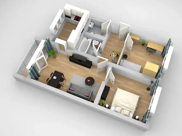 Prodej bytu 3+kk, Pelhřimov, třída Legií, 66 m2