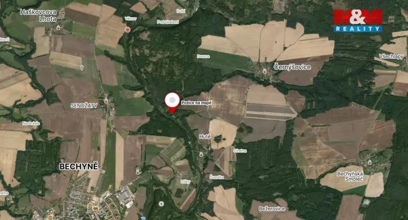 Prodej pozemku, Černýšovice, 507 m2