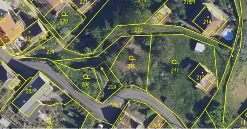 Prodej pozemku pro bydlení, Ústí nad Labem - Vaňov, Myslivečkova, 551 m2
