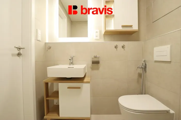 Pronájem bytu 2+kk, Brno - Staré Brno, Rybářská, 47 m2