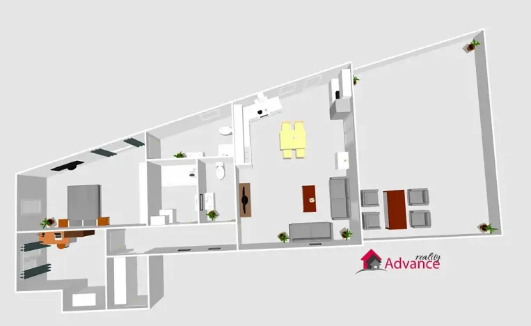 Prodej bytu 3+kk, Ostrava, Na Prádle, 87 m2