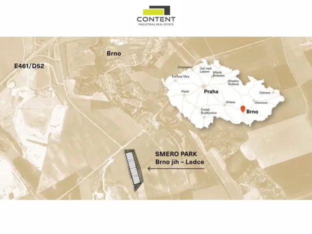 Pronájem skladu, Ledce, 23605 m2