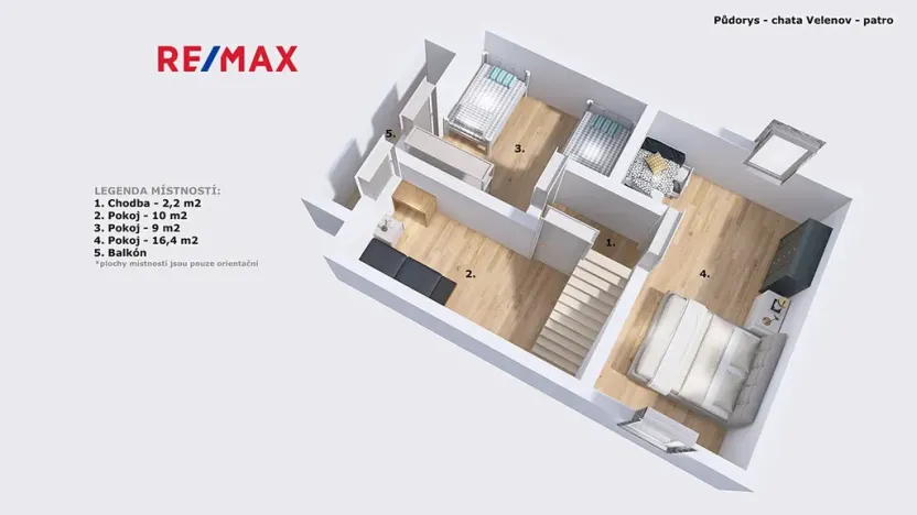 Prodej chalupy, Velenov, 78 m2