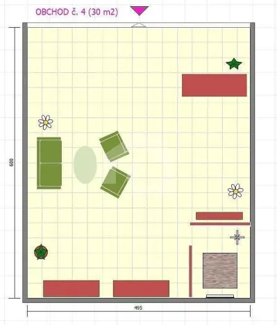 Pronájem obchodního prostoru, České Budějovice - České Budějovice 1, nám. Přemysla Otakara II., 30 m2