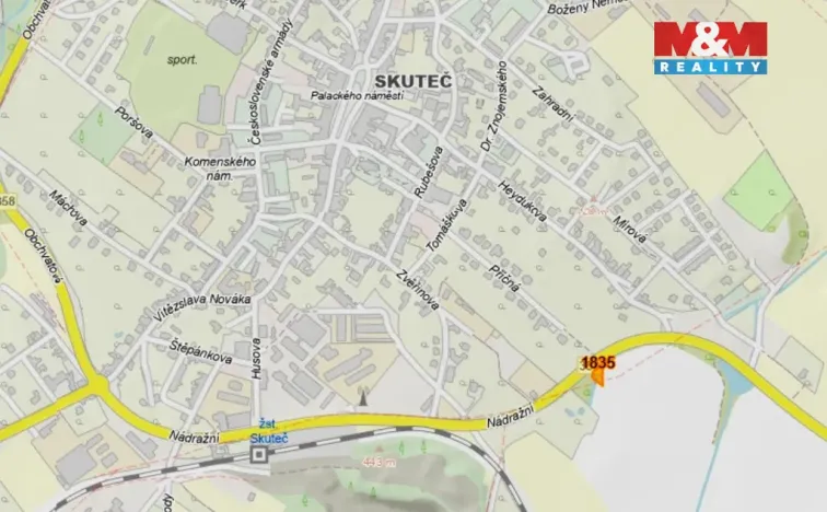 Prodej pozemku, Skuteč, 253 m2