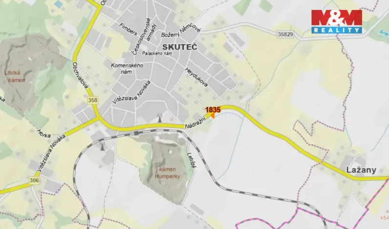 Prodej pozemku, Skuteč, 253 m2