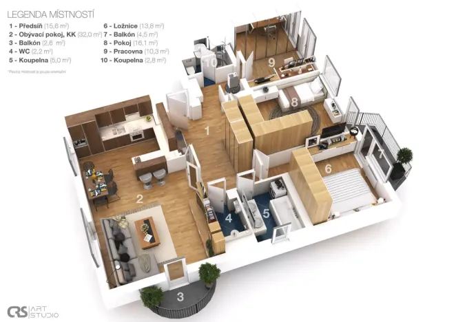 Prodej bytu 4+1, Kladno, Vojtěcha Lanny, 97 m2