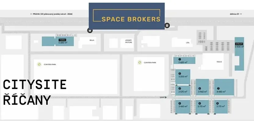 Pronájem obchodního prostoru, Říčany, 1000 m2