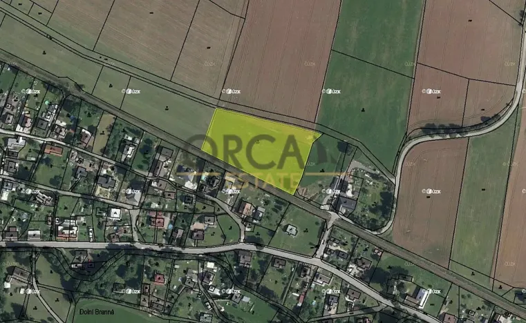 Prodej louky, Dolní Branná, 9362 m2