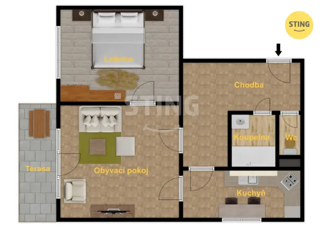 Prodej bytu 2+1, Ostrava, Rodimcevova, 70 m2