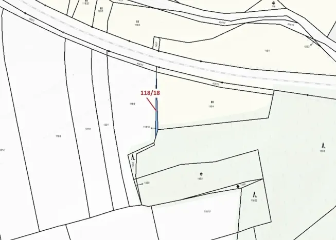 Dražba pole, Nerestce, 46 m2