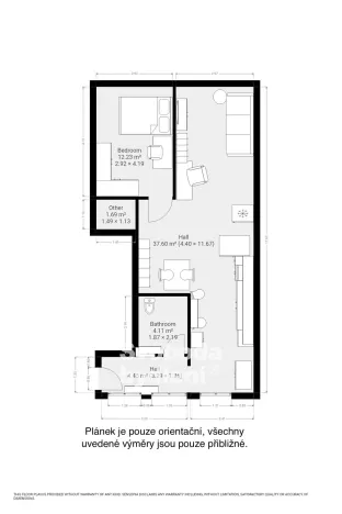 Prodej bytu 2+kk, Praha - Libeň, Prosecká, 67 m2