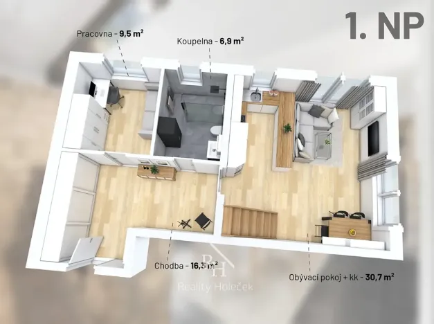 Prodej rodinného domu, Unhošť, Buková, 115 m2