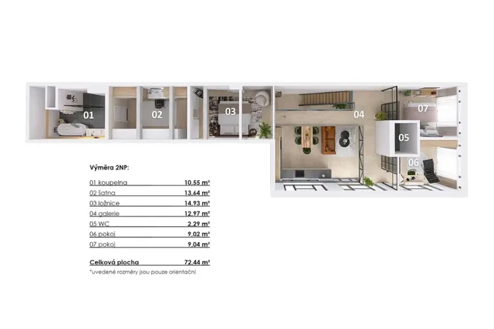 Prodej atypického bytu, Praha - Vysočany, Kolbenova, 181 m2