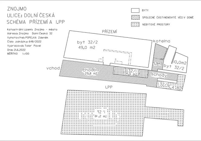 Pronájem restaurace, Znojmo, Dolní Česká, 98 m2