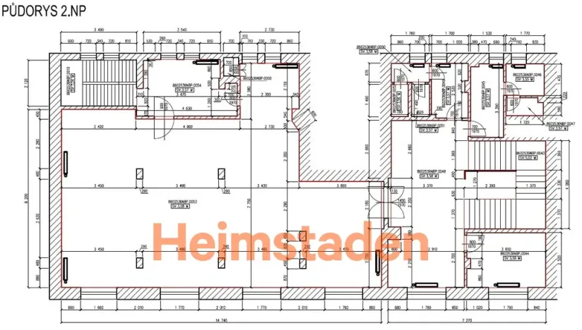 Pronájem obchodního prostoru, Ostrava - Moravská Ostrava, Sokolská třída, 178 m2