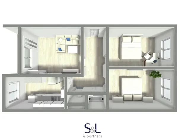 Pronájem bytu 3+1, Česká Lípa, Šluknovská, 74 m2