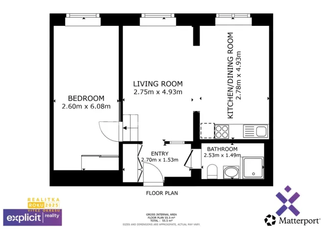 Prodej bytu 2+kk, Jeseník - Dětřichov, Na Mýtince, 56 m2