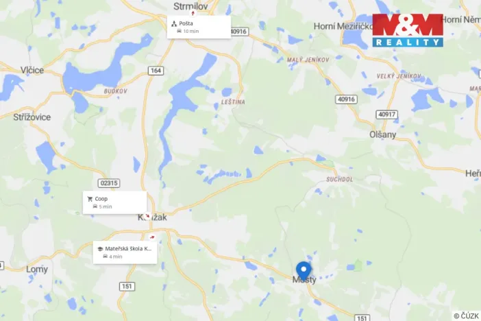 Prodej rodinného domu, Kunžak - Mosty, 80 m2