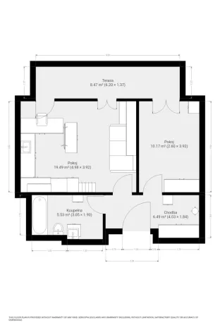 Pronájem bytu 2+kk, Brno, Mojmírovo náměstí, 44 m2