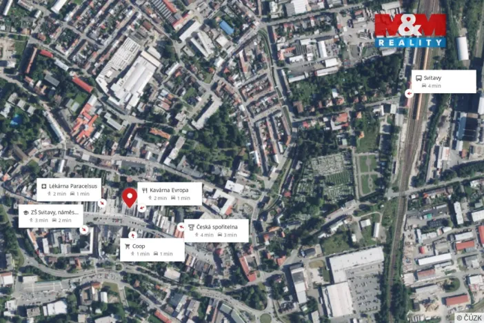 Pronájem bytu 2+1, Svitavy - Město, náměstí Míru, 71 m2