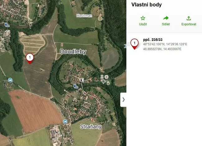 Prodej pole, Doudleby, 55380 m2