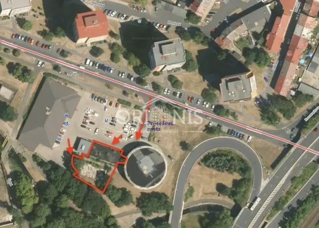 Prodej komerčního pozemku, Chomutov, Bezručova, 1120 m2